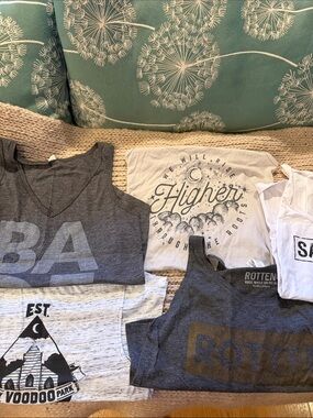Lot of band and festival tanks